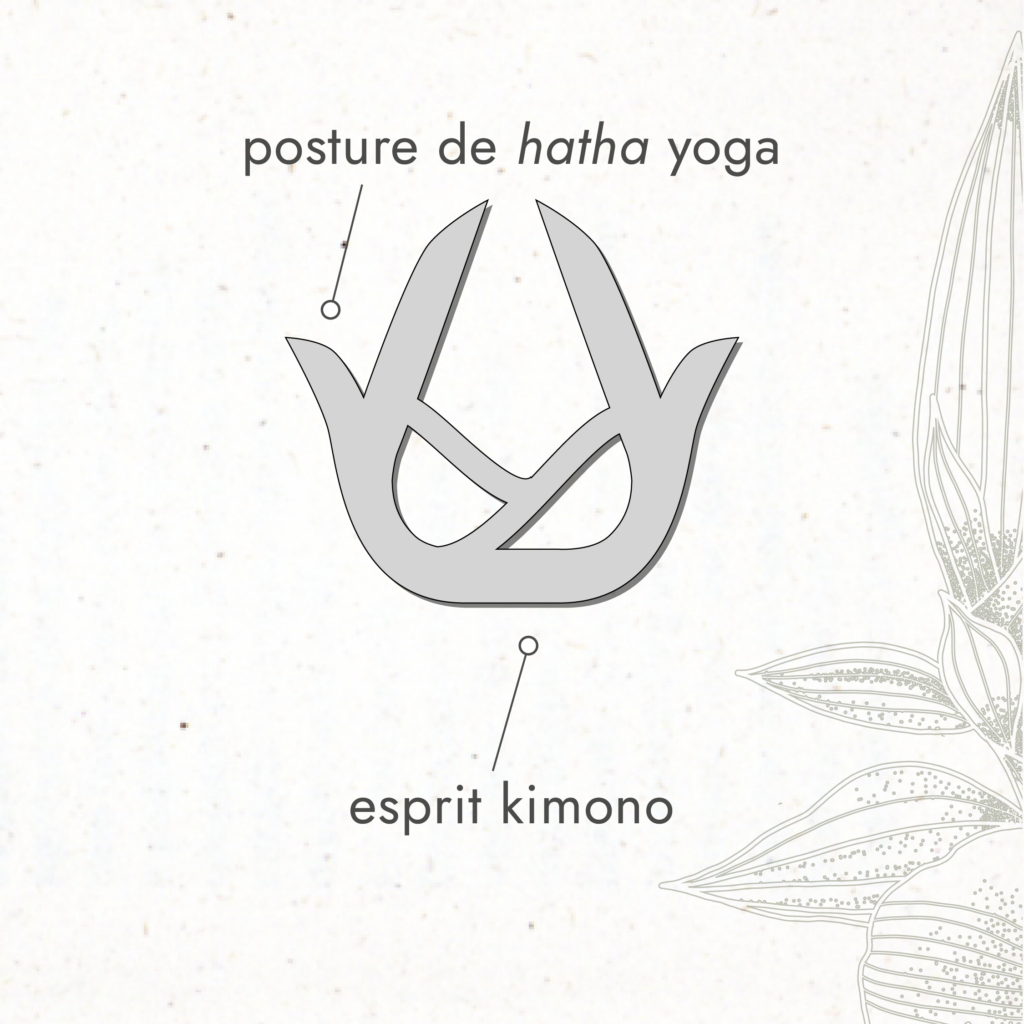 Illustration posture yoga